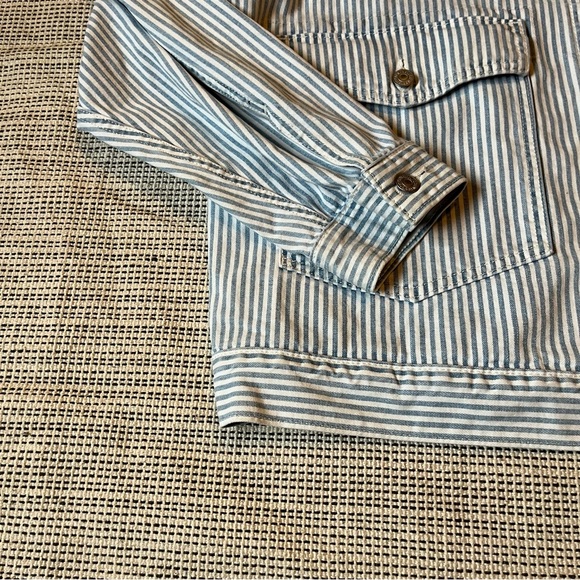 Levi’s At Work Railroad Striped Denim Jacket - Picture 3 of 4